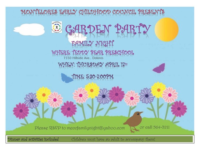 April Family Night | Montelores Early Childhood Council