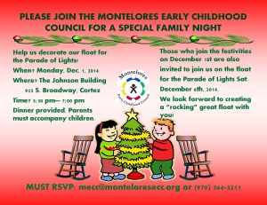 December Family Night | Montelores Early Childhood Council