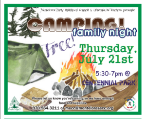 MECC Camping Family Night - July 2016