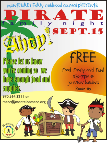 MECC Pirate Family Night September 2016