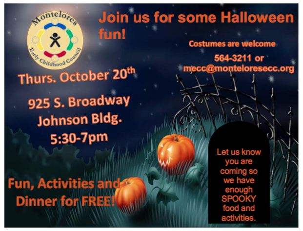 Halloween Family Night - Montelores Early Childhood Council