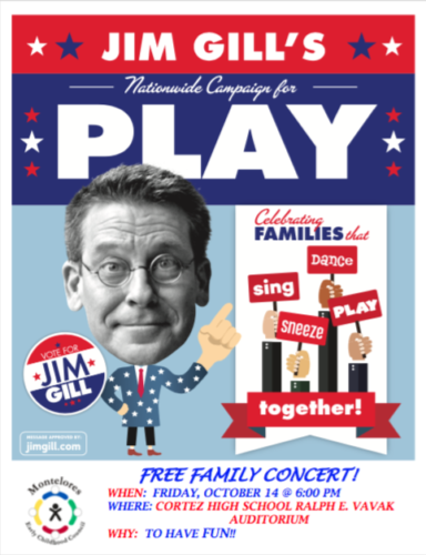 Free Family Concert with Jim Gill - Montelores Early Childhood Council