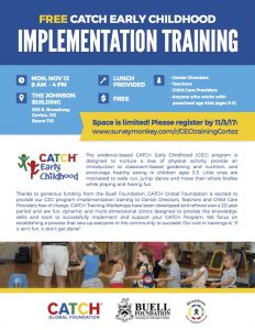 CATCH Early Childhood - Implementation Training