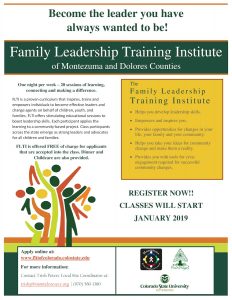 Family Leadership Training Institute 2019
